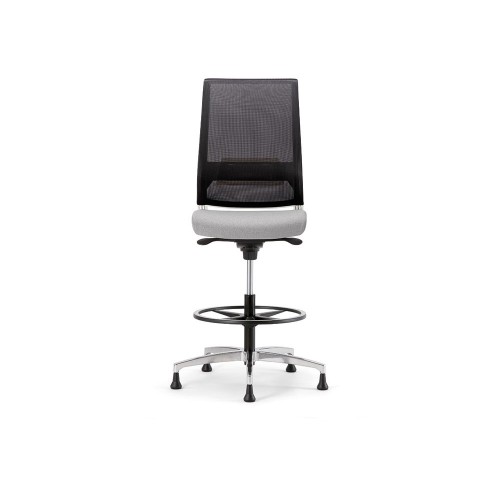 Scaun pentru bar Logica White Stool 01